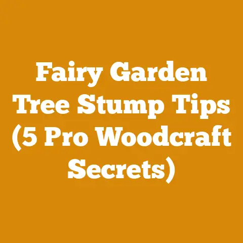 Fairy Garden Tree Stump Tips (5 Pro Woodcraft Secrets)