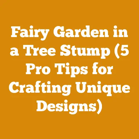 Fairy Garden in a Tree Stump (5 Pro Tips for Crafting Unique Designs)