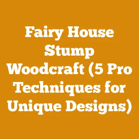 Fairy House Stump Woodcraft (5 Pro Techniques for Unique Designs)