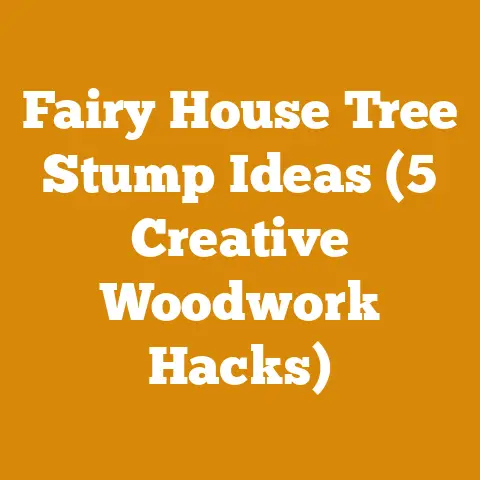 Fairy House Tree Stump Ideas (5 Creative Woodwork Hacks)