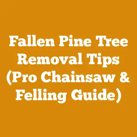 Fallen Pine Tree Removal Tips (Pro Chainsaw & Felling Guide)