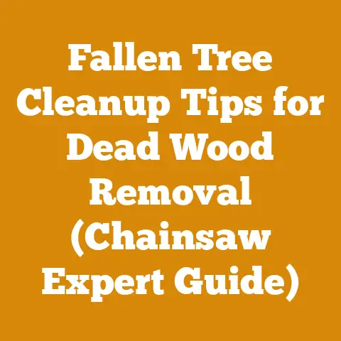 Fallen Tree Cleanup Tips for Dead Wood Removal (Chainsaw Expert Guide)