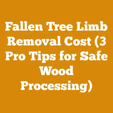 Fallen Tree Limb Removal Cost (3 Pro Tips for Safe Wood Processing)