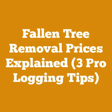 Fallen Tree Removal Prices Explained (3 Pro Logging Tips)