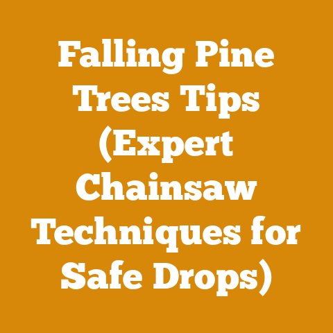 Falling Pine Trees Tips (Expert Chainsaw Techniques for Safe Drops)