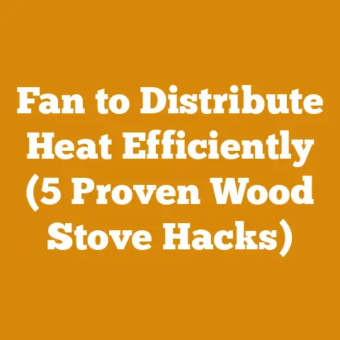 Fan to Distribute Heat Efficiently (5 Proven Wood Stove Hacks)
