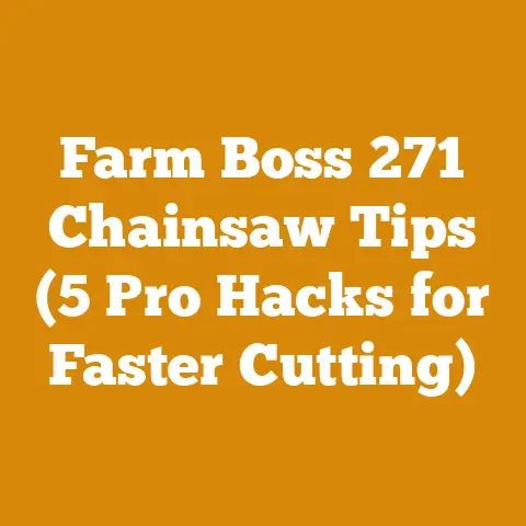 Farm Boss 271 Chainsaw Tips (5 Pro Hacks for Faster Cutting)