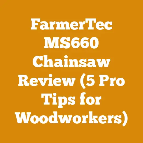 FarmerTec MS660 Chainsaw Review (5 Pro Tips for Woodworkers)