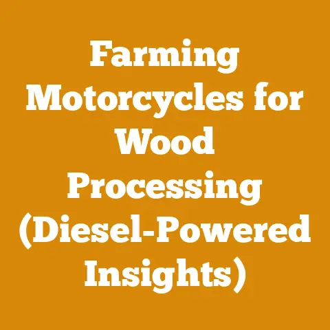 Farming Motorcycles for Wood Processing (Diesel-Powered Insights)