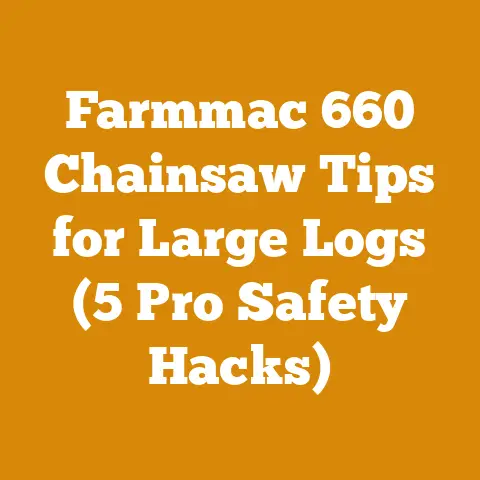 Farmmac 660 Chainsaw Tips for Large Logs (5 Pro Safety Hacks)