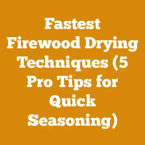 Fastest Firewood Drying Techniques (5 Pro Tips for Quick Seasoning)