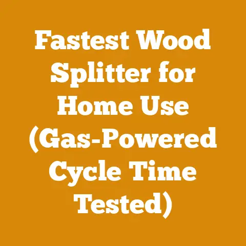 Fastest Wood Splitter for Home Use (Gas-Powered Cycle Time Tested)