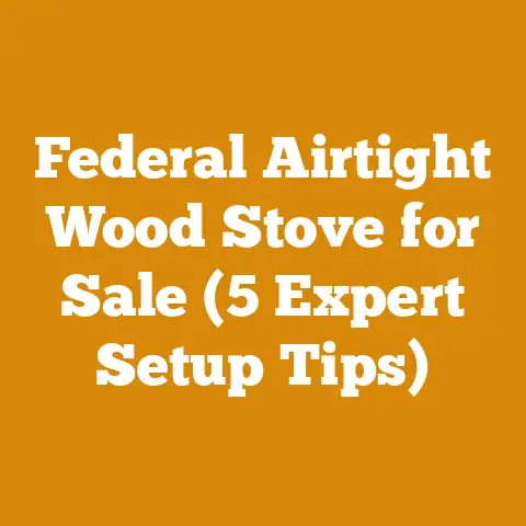 Federal Airtight Wood Stove for Sale (5 Expert Setup Tips)
