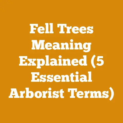 Fell Trees Meaning Explained (5 Essential Arborist Terms)