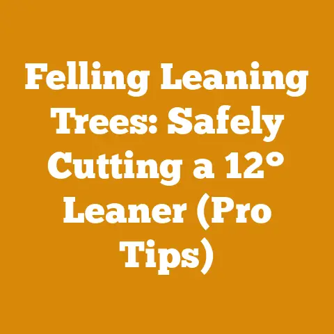 Felling Leaning Trees: Safely Cutting a 12° Leaner (Pro Tips)