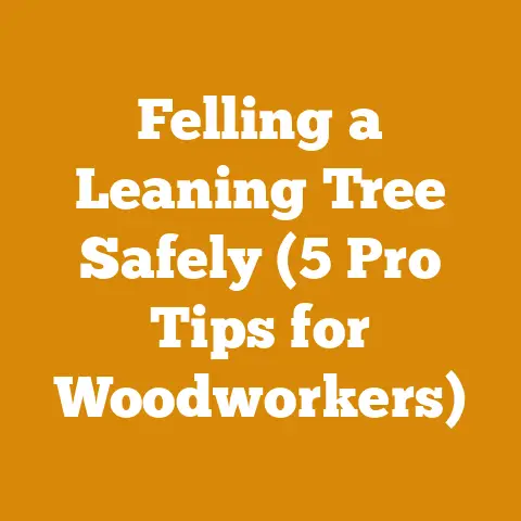 Felling a Leaning Tree Safely (5 Pro Tips for Woodworkers)