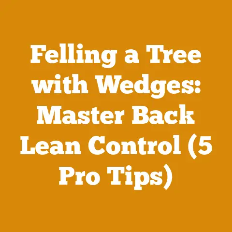 Felling a Tree with Wedges: Master Back Lean Control (5 Pro Tips)