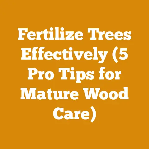 Fertilize Trees Effectively (5 Pro Tips for Mature Wood Care)