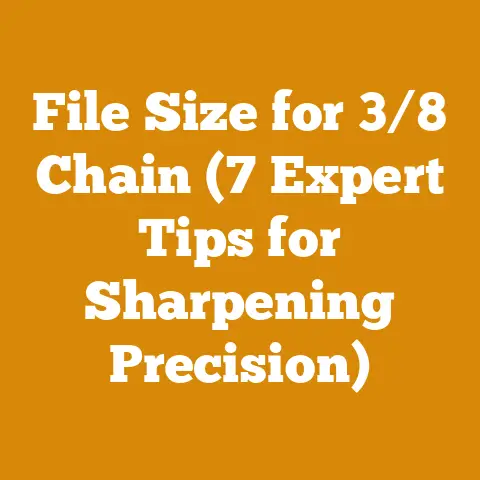 File Size for 3/8 Chain (7 Expert Tips for Sharpening Precision)