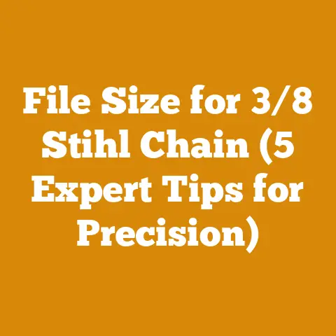 File Size for 3/8 Stihl Chain (5 Expert Tips for Precision)