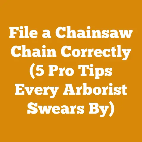 File a Chainsaw Chain Correctly (5 Pro Tips Every Arborist Swears By)