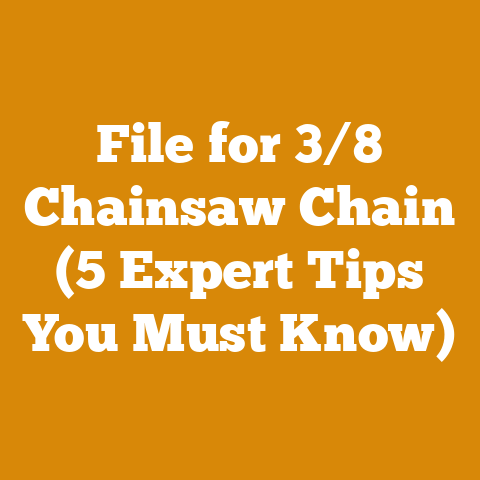 File for 3/8 Chainsaw Chain (5 Expert Tips You Must Know)