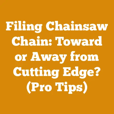 Filing Chainsaw Chain: Toward or Away from Cutting Edge? (Pro Tips)
