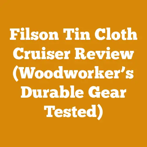 Filson Tin Cloth Cruiser Review (Woodworker’s Durable Gear Tested)