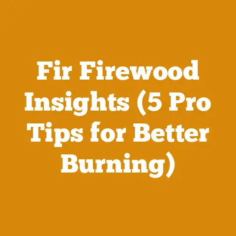 Fir Firewood Insights (5 Pro Tips for Better Burning)