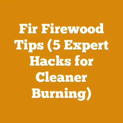 Fir Firewood Tips (5 Expert Hacks for Cleaner Burning)