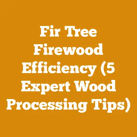 Fir Tree Firewood Efficiency (5 Expert Wood Processing Tips)