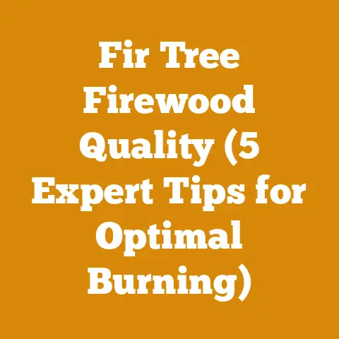 Fir Tree Firewood Quality (5 Expert Tips for Optimal Burning)