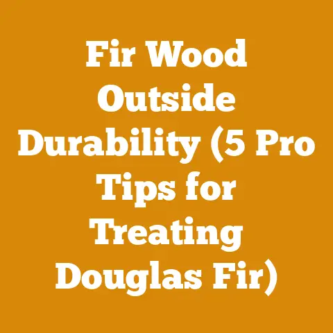 Fir Wood Outside Durability (5 Pro Tips for Treating Douglas Fir)
