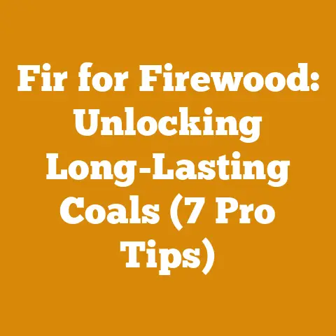 Fir for Firewood: Unlocking Long-Lasting Coals (7 Pro Tips)
