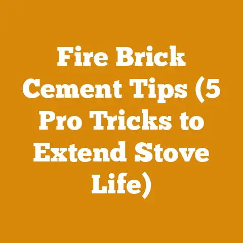 Fire Brick Cement Tips (5 Pro Tricks to Extend Stove Life)
