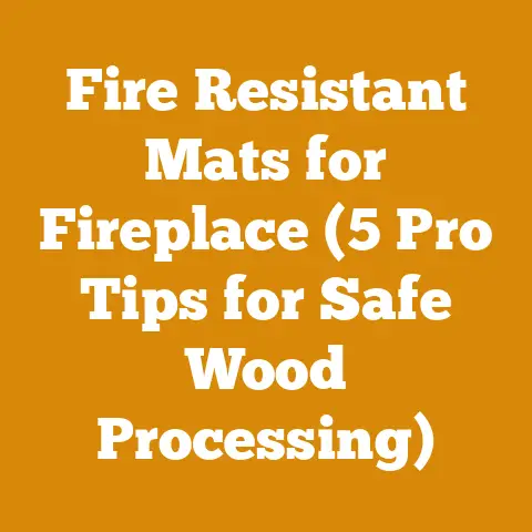 Fire Resistant Mats for Fireplace (5 Pro Tips for Safe Wood Processing)