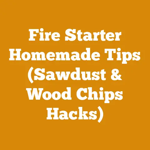 Fire Starter Homemade Tips (Sawdust & Wood Chips Hacks)