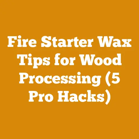 Fire Starter Wax Tips for Wood Processing (5 Pro Hacks)