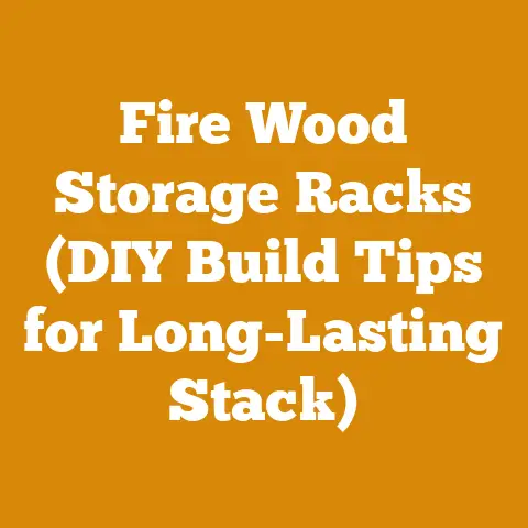 Fire Wood Storage Racks (DIY Build Tips for Long-Lasting Stack)