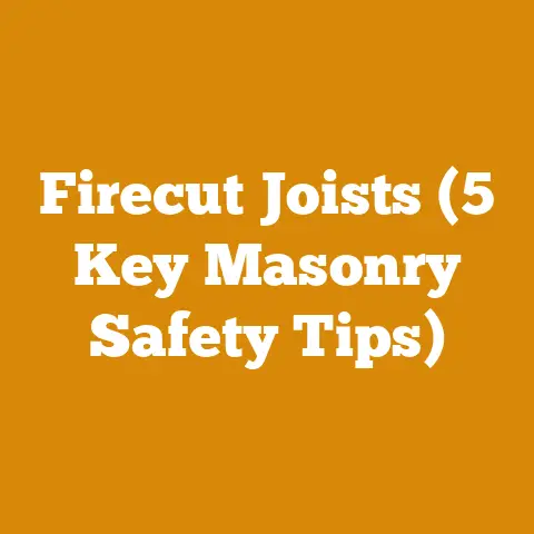 Firecut Joists (5 Key Masonry Safety Tips)