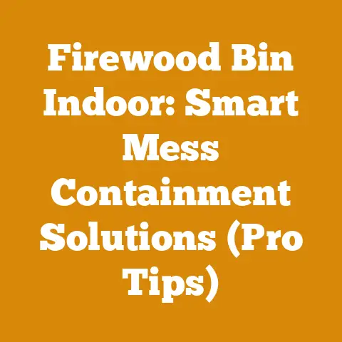 Firewood Bin Indoor: Smart Mess Containment Solutions (Pro Tips)