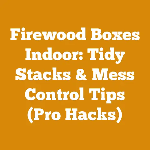 Firewood Boxes Indoor: Tidy Stacks & Mess Control Tips (Pro Hacks)