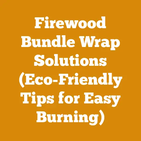 Firewood Bundle Wrap Solutions (Eco-Friendly Tips for Easy Burning)
