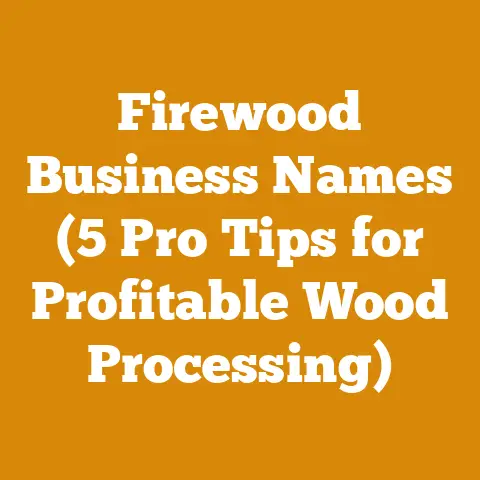 Firewood Business Names (5 Pro Tips for Profitable Wood Processing)