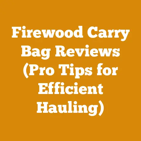 Firewood Carry Bag Reviews (Pro Tips for Efficient Hauling)