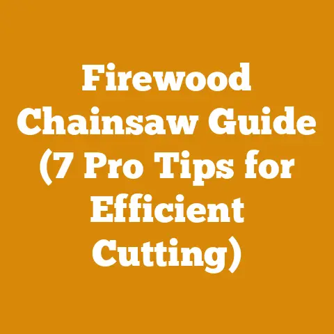 Firewood Chainsaw Guide (7 Pro Tips for Efficient Cutting)