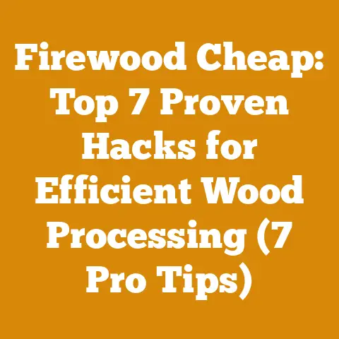 Firewood Cheap: Top 7 Proven Hacks for Efficient Wood Processing (7 Pro Tips)