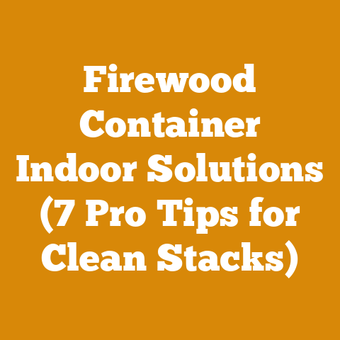 Firewood Container Indoor Solutions (7 Pro Tips for Clean Stacks)