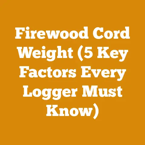 Firewood Cord Weight (5 Key Factors Every Logger Must Know)
