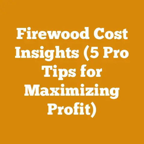 Firewood Cost Insights (5 Pro Tips for Maximizing Profit)